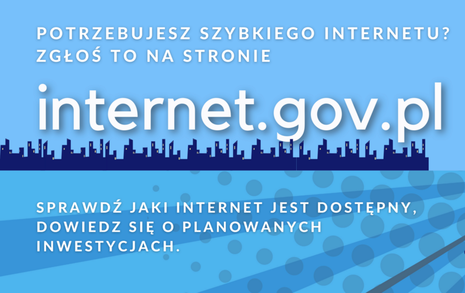 Zdjęcie do INTERNET.GOV.PL - mapa dostępności internetu szerokopasmowego
