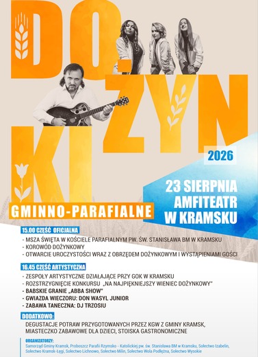 zaproszenie na dożynki 2026