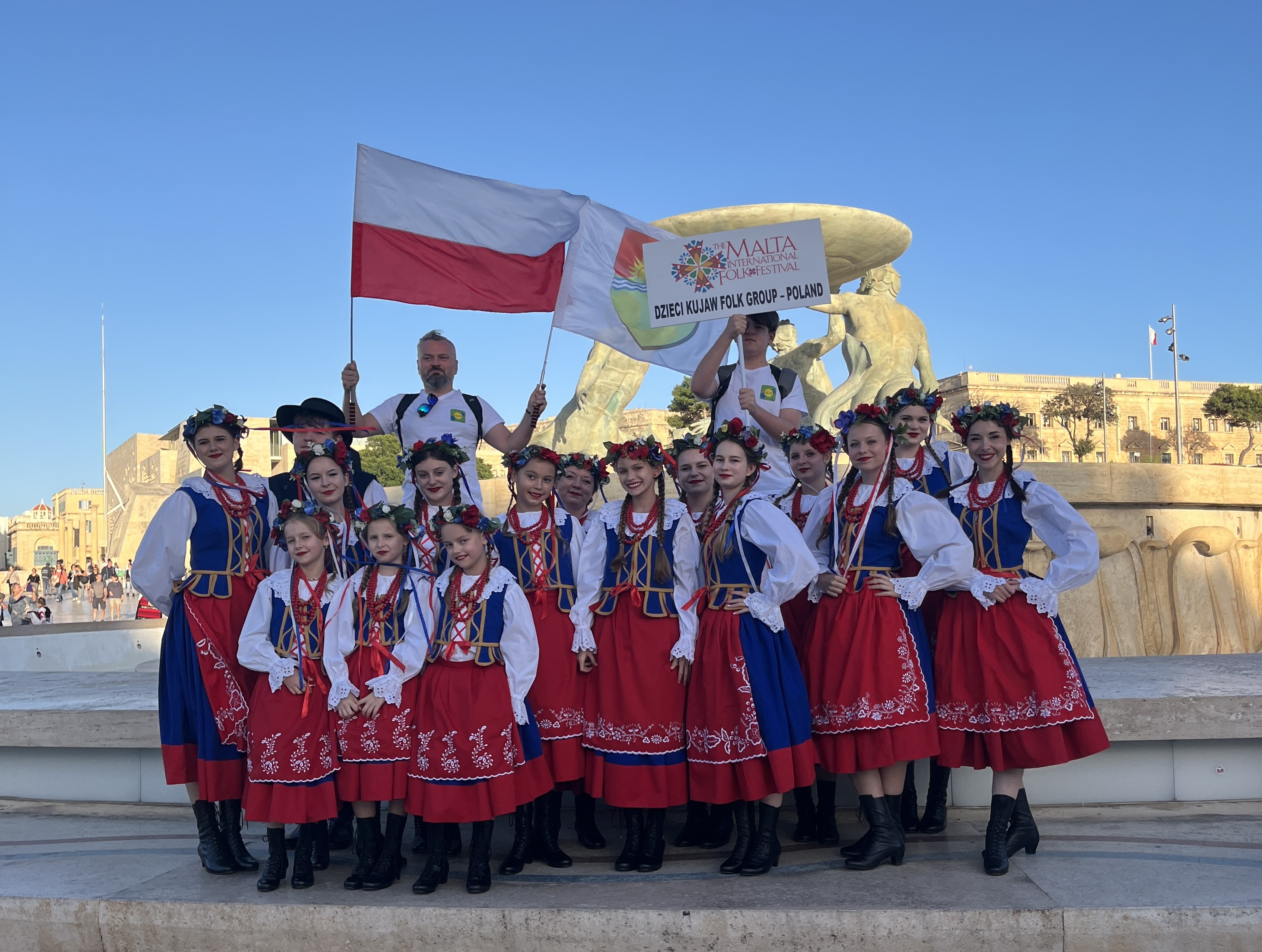 zesp&oacute;ł Dzieci Kujaw na&nbsp;Malcie