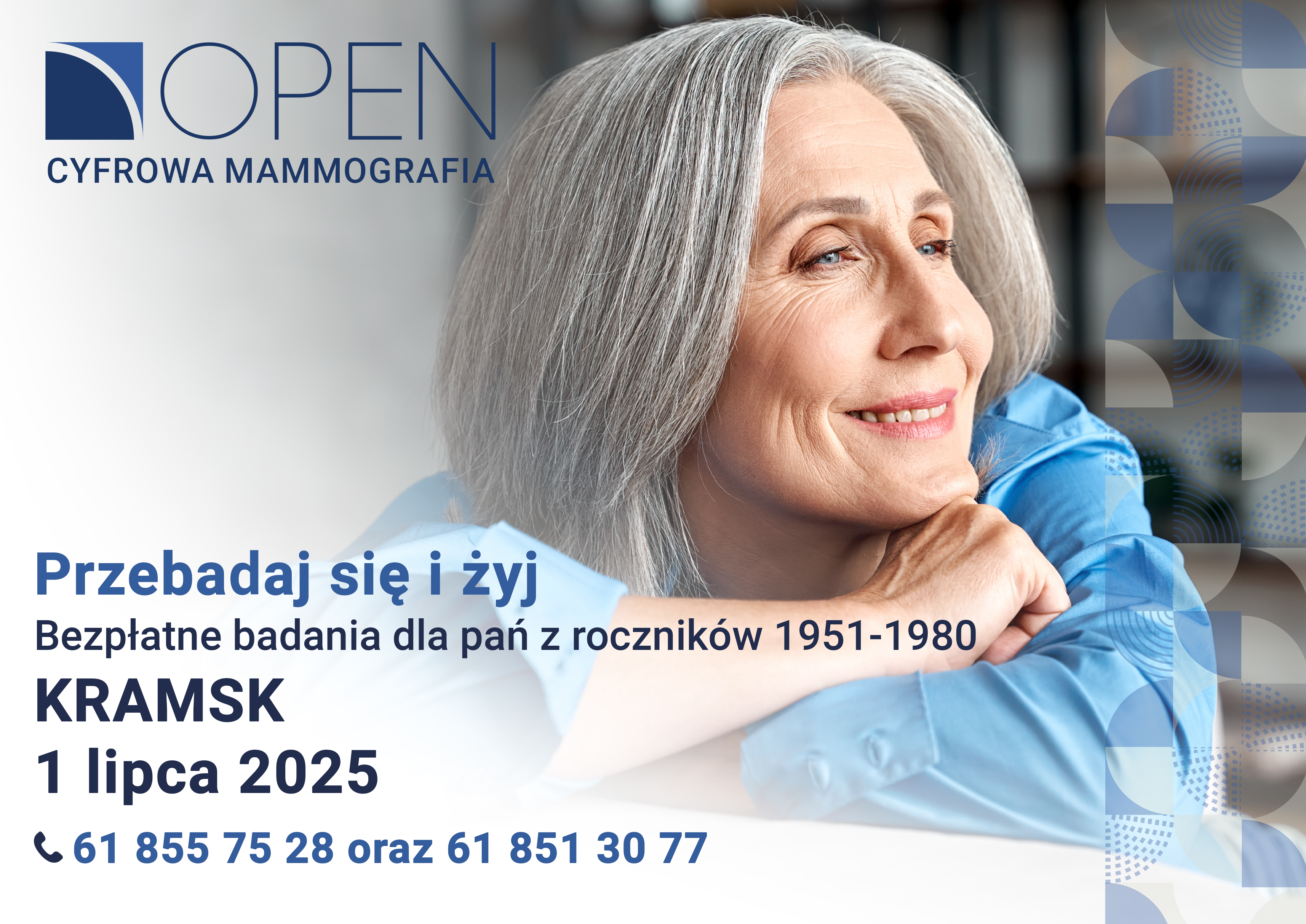 plakat dot. badań mammograficznych