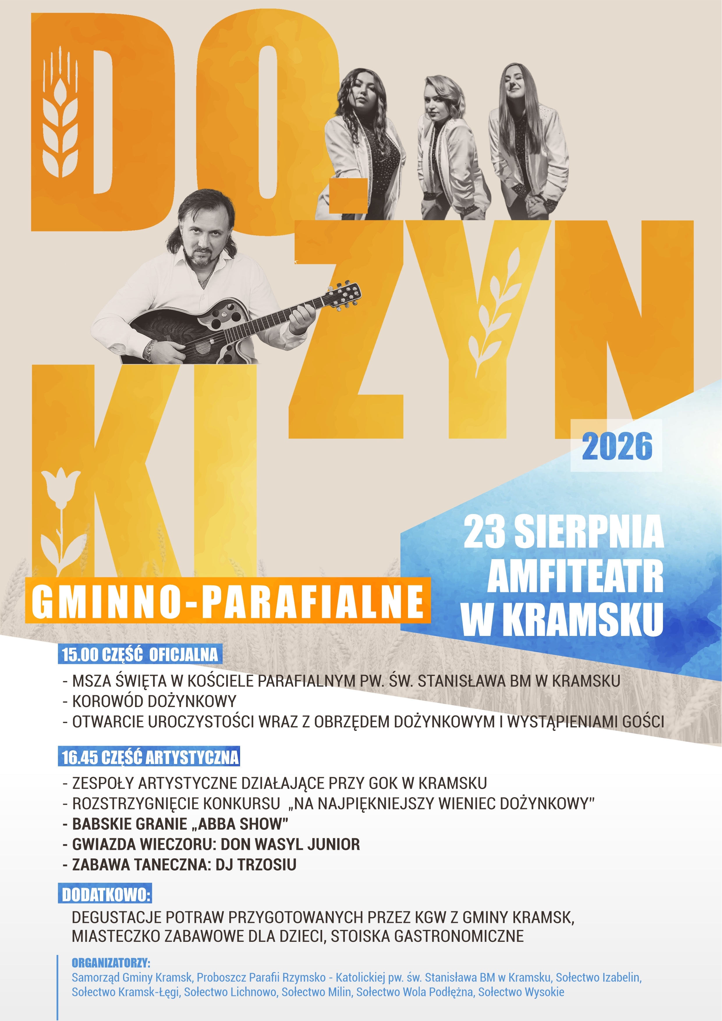 zaproszenie na&nbsp;dożynki 2026