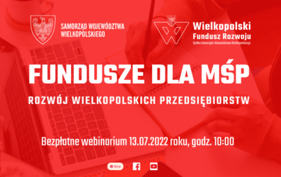 Zdjęcie do Zaproszenie dla Członk&oacute;w KIG na bezpłatny webinar Fundusze dla MŚP. Rozw&oacute;j wielkopolskich przedsiębiorstw