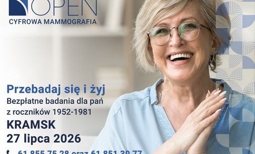 Zdjęcie do CYFROWA MAMMOGRAFIA Bezpłatne badania dla pań